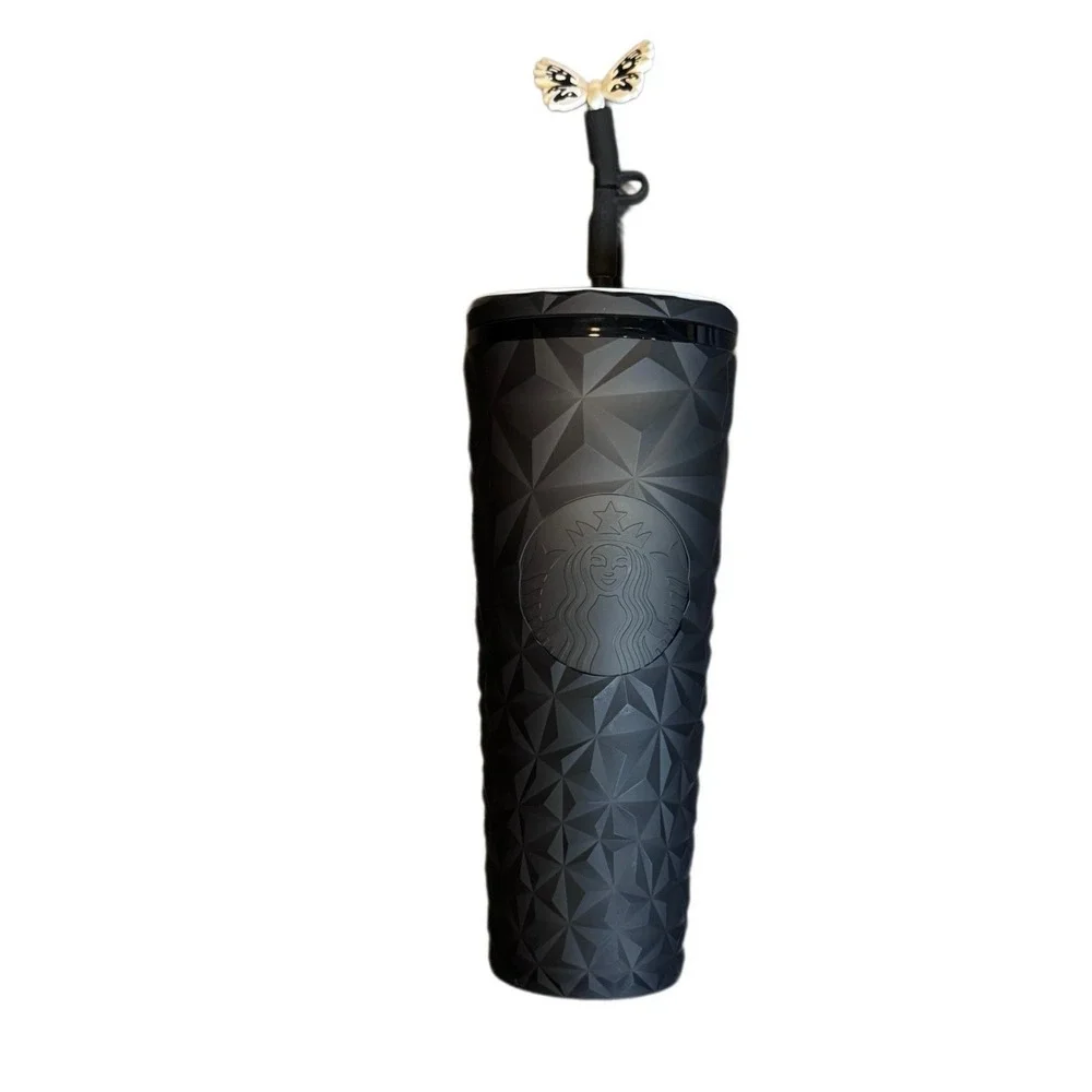 STARBUCKS TUMBLER‎ HALLOWEEN 2025 BLACK BUTTERFLY PRIZM GLOW-IN-THE-DARK TUMBLER